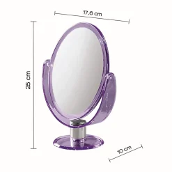 Kiamami Valentina Miroir Grossissant Double Face Lilas 2X* Miroir Grossissant