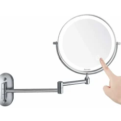 Deko Miroir grossissant mural, miroir de maquillage mural télescopique