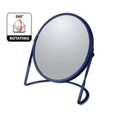 Spirella Miroir grossissant sur pied Acier AKIRA Bleu mat* Miroir Grossissant
