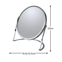 Spirella Miroir grossissant sur pied Acier AKIRA Brossé* Miroir Grossissant