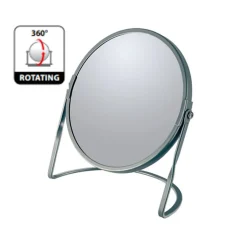 Spirella Miroir grossissant sur pied Acier AKIRA Gris mat* Miroir Grossissant