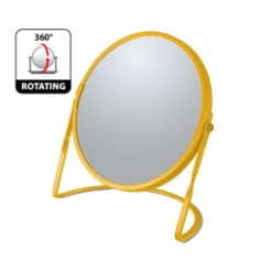 Spirella Miroir grossissant sur pied Acier AKIRA Safran mat* Miroir Grossissant