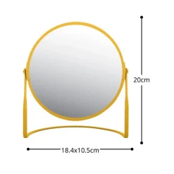 Spirella Miroir grossissant sur pied Acier AKIRA Safran mat* Miroir Grossissant