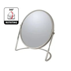 Spirella Miroir grossissant sur pied Acier AKIRA Taupe mat* Miroir Grossissant