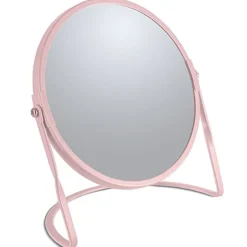 Spirella Miroir grossissant sur pied Acier AKIRA Rose mat