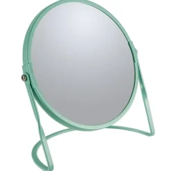 Spirella Miroir grossissant sur pied Acier AKIRA Vert mat