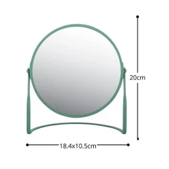 Spirella Miroir grossissant sur pied Acier AKIRA Vert mat