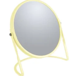 Spirella Miroir grossissant sur pied Acier AKIRA Jaune mat