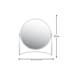 Spirella Miroir grossissant sur pied Acier AKIRA Blanc mat* Miroir Grossissant