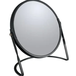 Spirella Miroir grossissant sur pied Acier AKIRA Noir mat* Miroir Grossissant