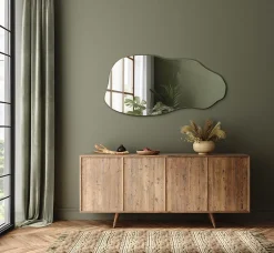 Tulup Miroir irrégulier 45 x 90 boho 1 pièce