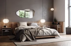 Tulup Miroir irrégulier 45 x 90 boho 1 pièce