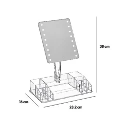 5Five Miroir led 14 compartiments Transparent Selena -* Miroir Simple
