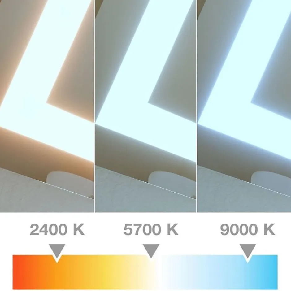 Cuisibane Miroir LED modulable et antibuée VISTA PLUS - 80x80 cm* Miroir Lumineux