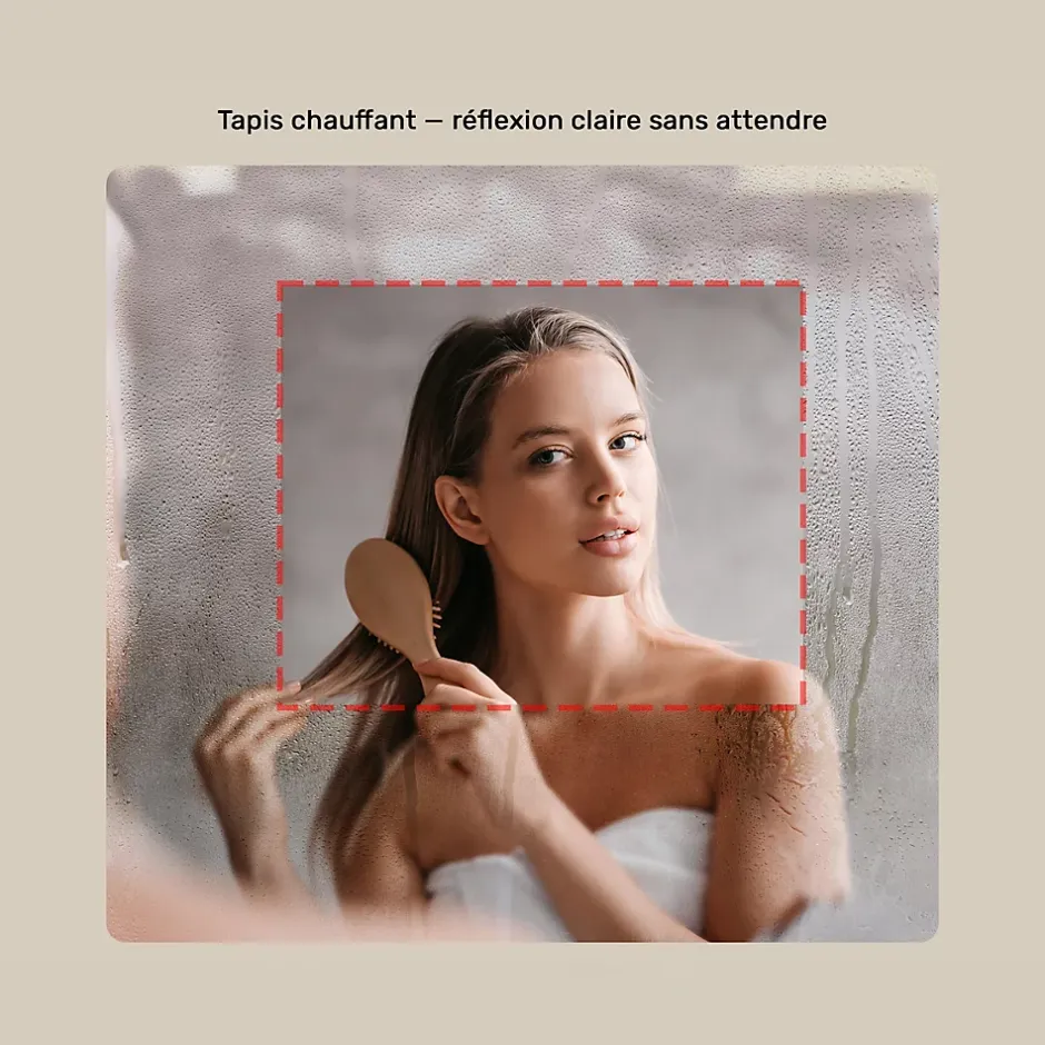 Artforma Miroir LED Salle de Bain - - Ovale - 120x70cm - LED Dual + interrupteur tactile + anti-buée* Miroir Lumineux
