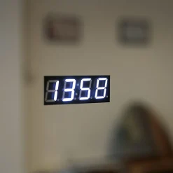 Kiamami Valentina Miroir Led 100X70 Avec Allumage Tactile Et Horloge Digitale Intégrée