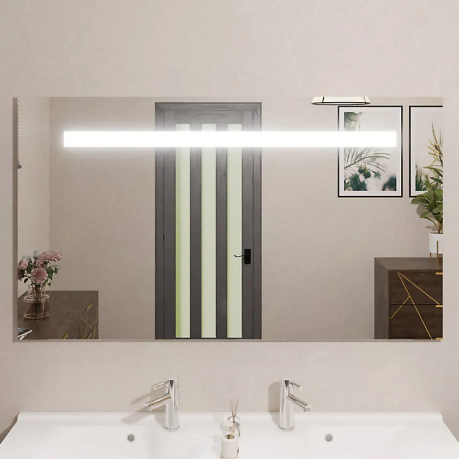 Cuisibane Miroir lumineux ELEGANCE 140x80 cm - sans interrupteur