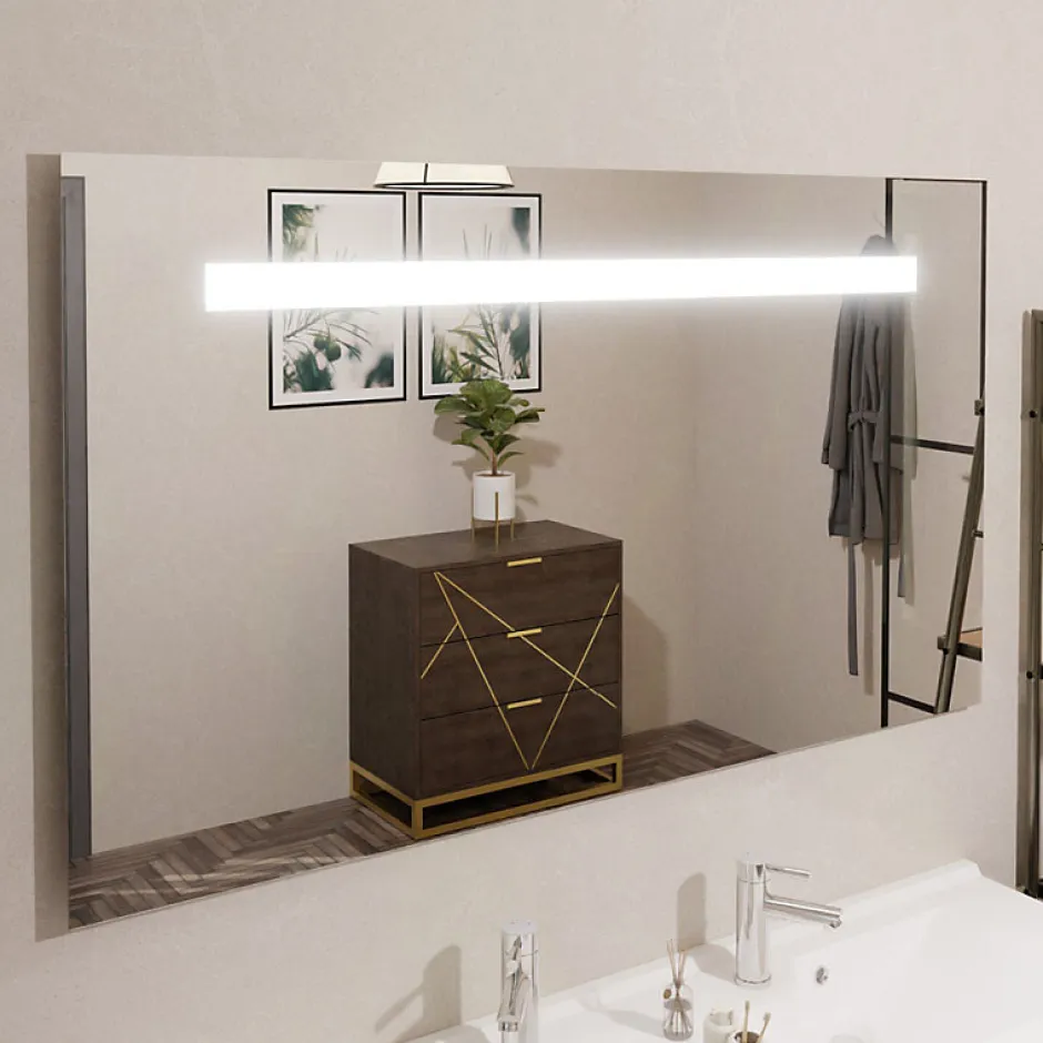 Cuisibane Miroir lumineux ELEGANCE 140x80 cm - sans interrupteur