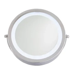 Cooke & Lewis Miroir mobile grossissant 22 x 23 cm, Kilve* Miroir Grossissant Lumineux
