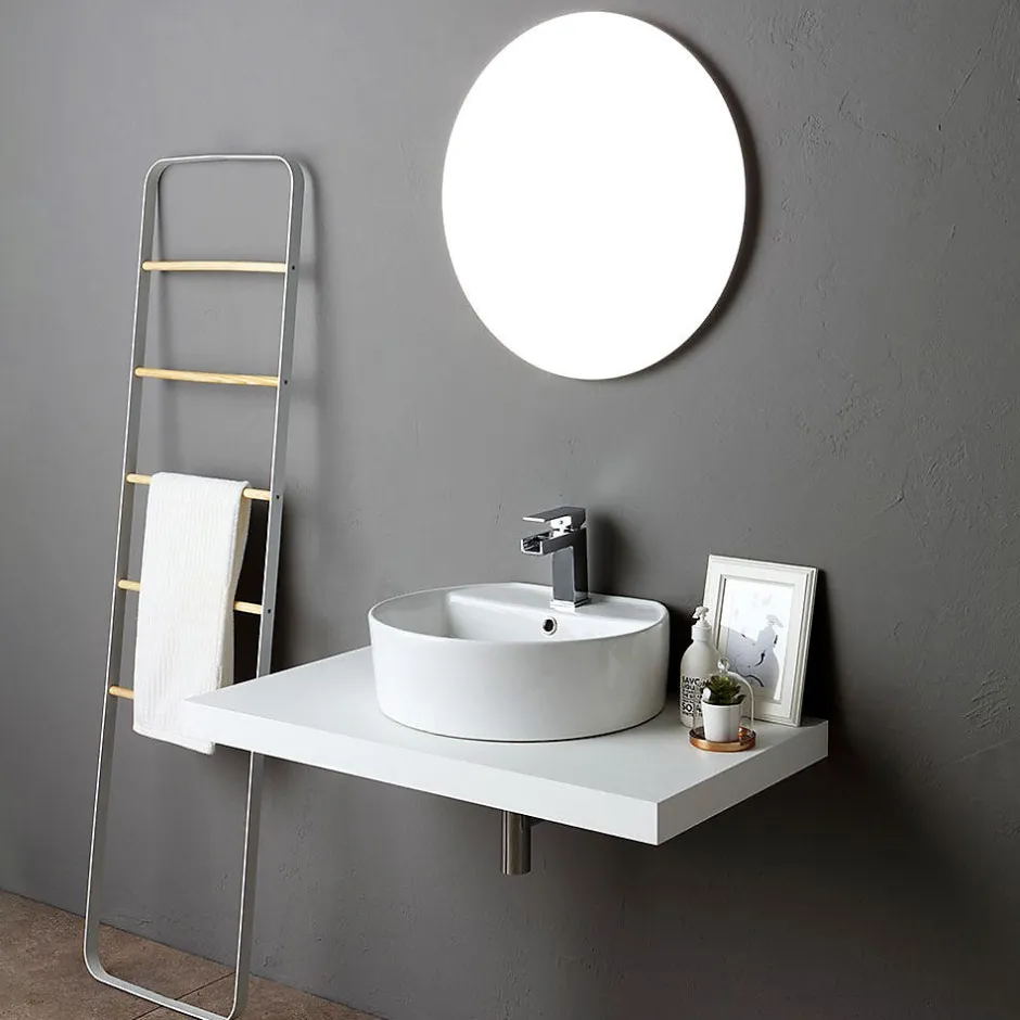 Kiamami Valentina Miroir Moderne Rond 60 Cm Sans Cadre