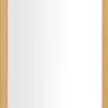 Giantex Miroir Mural 90 x 60 CM,Coins Arrondis Style Rustique Haute Définition pour Salle de Bain,Salon,Entrée,Chambre,Suspension,Naturel* Miroir Grossissant