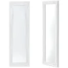 Helloshop26 Miroir mural 132 x 42 x blanc