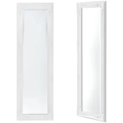 Helloshop26 Miroir mural 132 x 42 x blanc