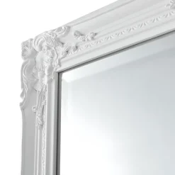 Helloshop26 Miroir mural 132 x 42 x blanc