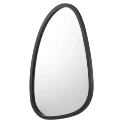 Helloshop26 Miroir mural asymetrique 62 x 50 noir