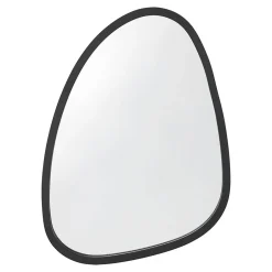 Helloshop26 Miroir mural asymetrique 62 x 50 noir
