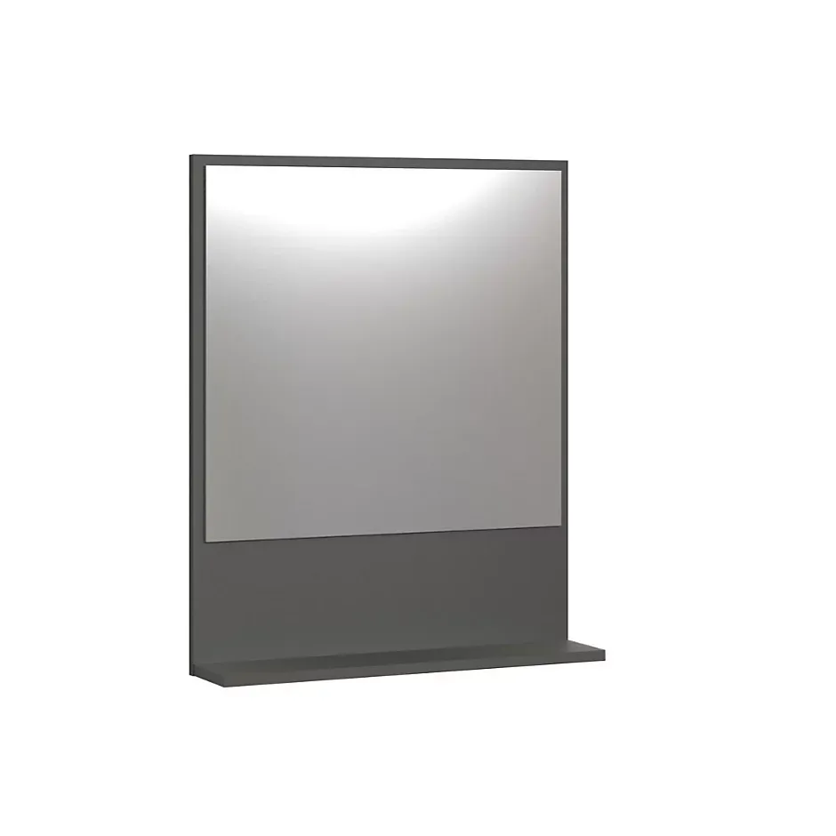 Calicosy Miroir mural avec 1 tablette L60 cm - PUREBLISS