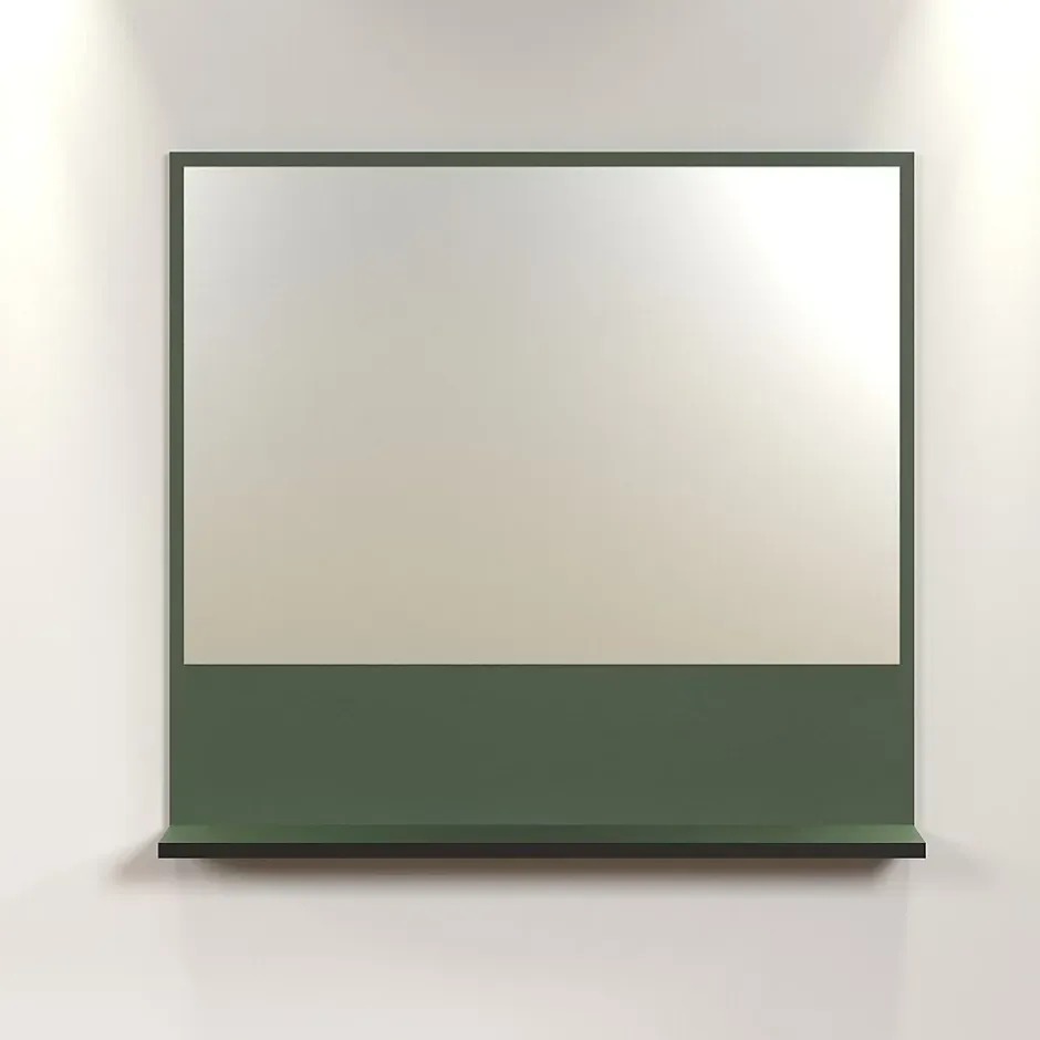 Calicosy Miroir mural avec 1 tablette L80 cm - PUREBLISS