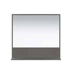 Calicosy Miroir mural avec 1 tablette L80 cm - PUREBLISS* Etagère Salle De Bains