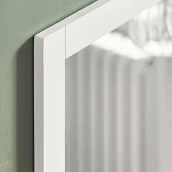 Sobuy Miroir Mural Meuble Salle de Bain avec 1 étage plateau, FRG129-W,* Armoire De Toilette