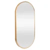 Helloshop26 Miroir mural ovale 40 x 80* Miroir Simple