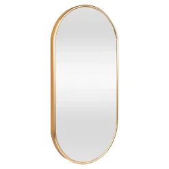 Helloshop26 Miroir mural ovale 40 x 80* Miroir Simple