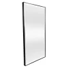 Helloshop26 Miroir mural rectangulaire 102 x 52 noir