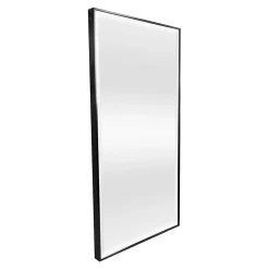 Helloshop26 Miroir mural rectangulaire 102 x 52 noir