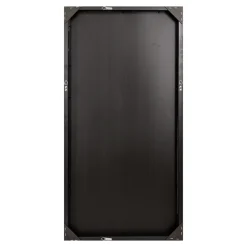 Helloshop26 Miroir mural rectangulaire 102 x 52 noir