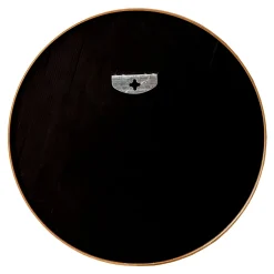 Helloshop26 Miroir mural rond 60 cm aluminium aluminium* Miroir Simple