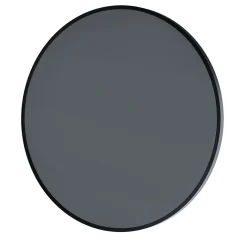 Bernstein Miroir mural rond design de salle de bain, cadre en aluminium, verre 4mm - 8232 - Couleur et Noir, 60cm