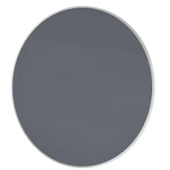 Bernstein Miroir mural rond design de salle de bain, cadre en aluminium, verre 4mm - 8232 - Couleur et Blanc, 100cm* Miroir Simple