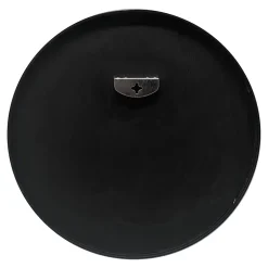 Helloshop26 Miroir mural rond diamètre 50 cm noir* Miroir Simple