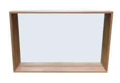 Cooke & Lewis Miroir non lumineux effet chêne l.120 x P.13 x H.80 cm, Harmon* Miroir Simple
