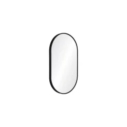 Mob-In Miroir ovale 40 x 70 cm PEPPER Noir* Miroir Simple