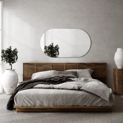Tulup Miroir ovale 52x90 cm élégant entrée 1 pièce