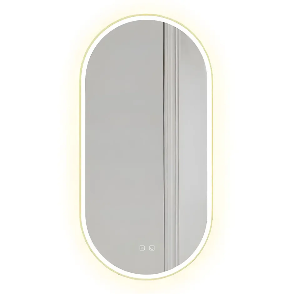 Rea MIROIR LED OVL GOLD 50X100CM 0