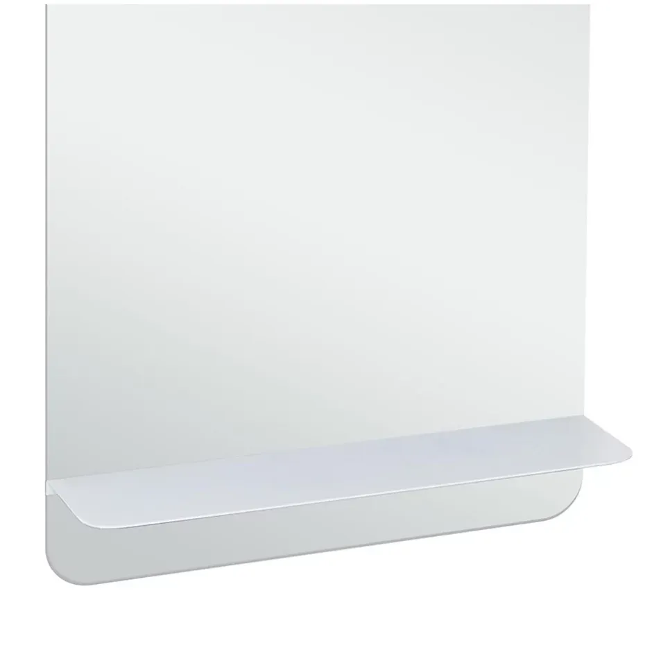 Mob-In Miroir rectangulaire 40 x 70 cm SIMONA avec tablette en métal