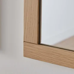 Mob-In Miroir rectangulaire en bois 50 x 70 cm ATOLL* Miroir Simple