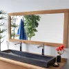 Wildwater Miroir rectangulaire en teck massif Lazy 150 x 70 cm* Miroir Simple